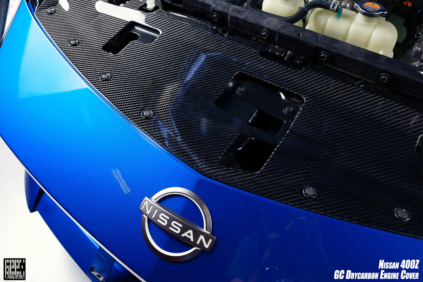 Geex Village GC Style Engine Bay Cover for Nissan Z 400Z RZ34 2023-ON Dry Pre-preg Carbon Fiber