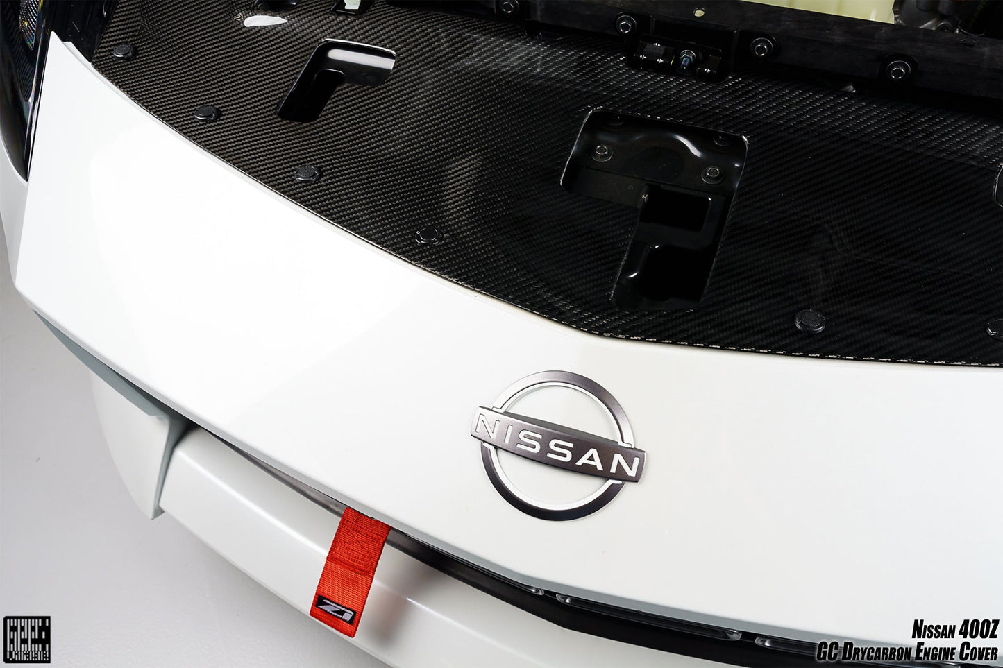 Geex Village GC Style Engine Bay Cover for Nissan Z 400Z RZ34 2023-ON Dry Pre-preg Carbon Fiber