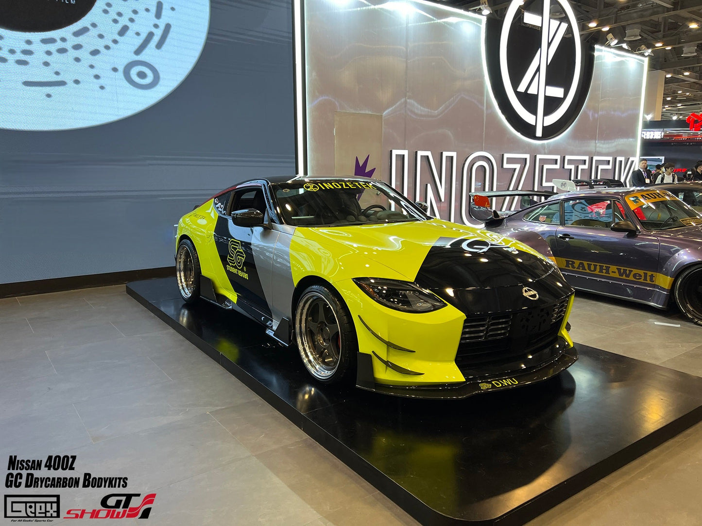 Geex Village GC Style Front Canards for Nissan Z 400Z RZ34 2023-ON Dry Pre-preg Carbon Fiber