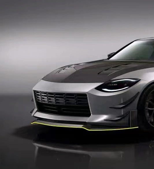 Geex Village GC Style Front Lip for Nissan Z 400Z RZ34 2023-ON Dry Pre-preg Carbon Fiber