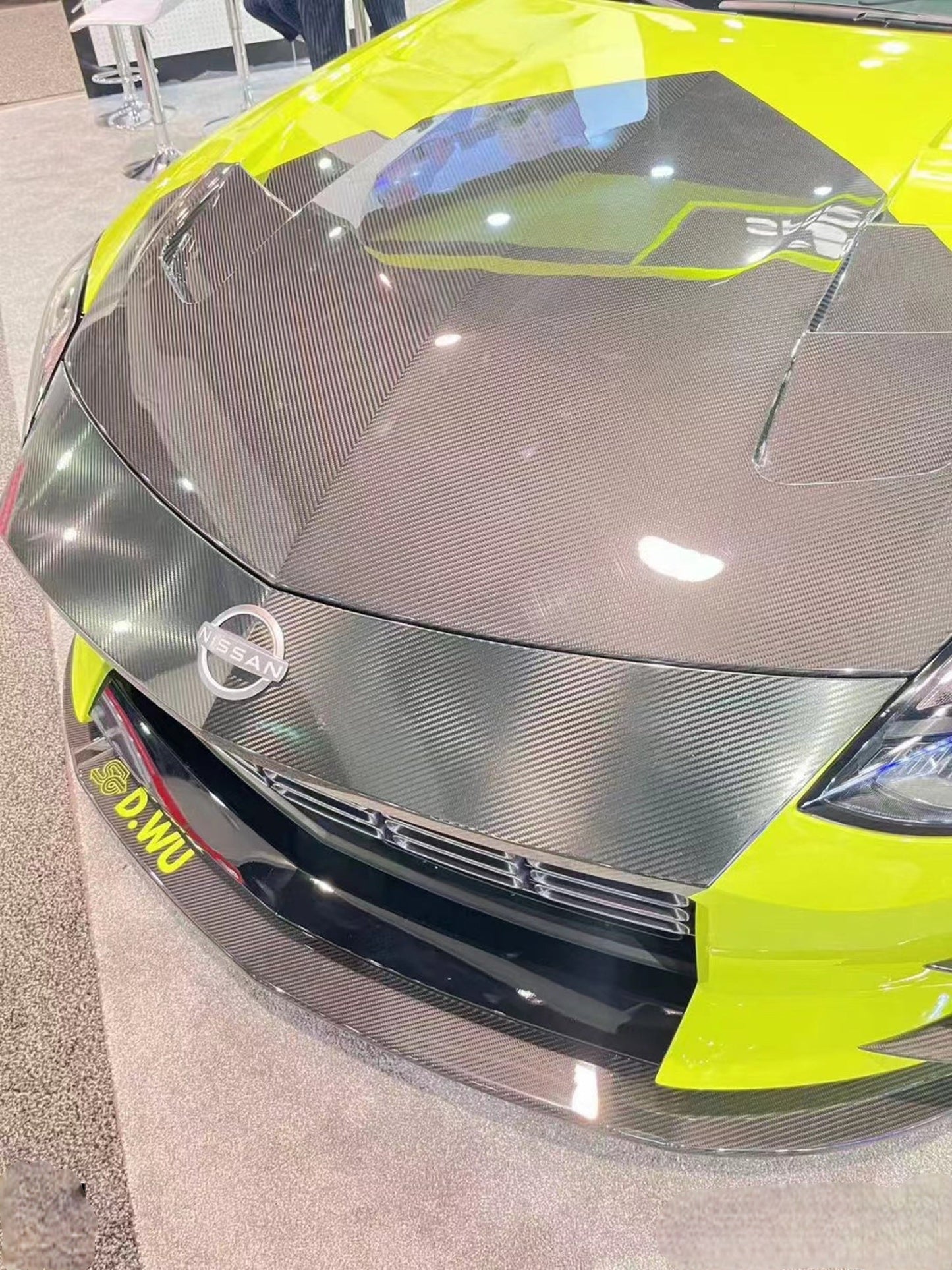 Geex Village GC Style Hood for Nissan Z 400Z RZ34 2023-ON Dry Pre-preg Carbon Fiber