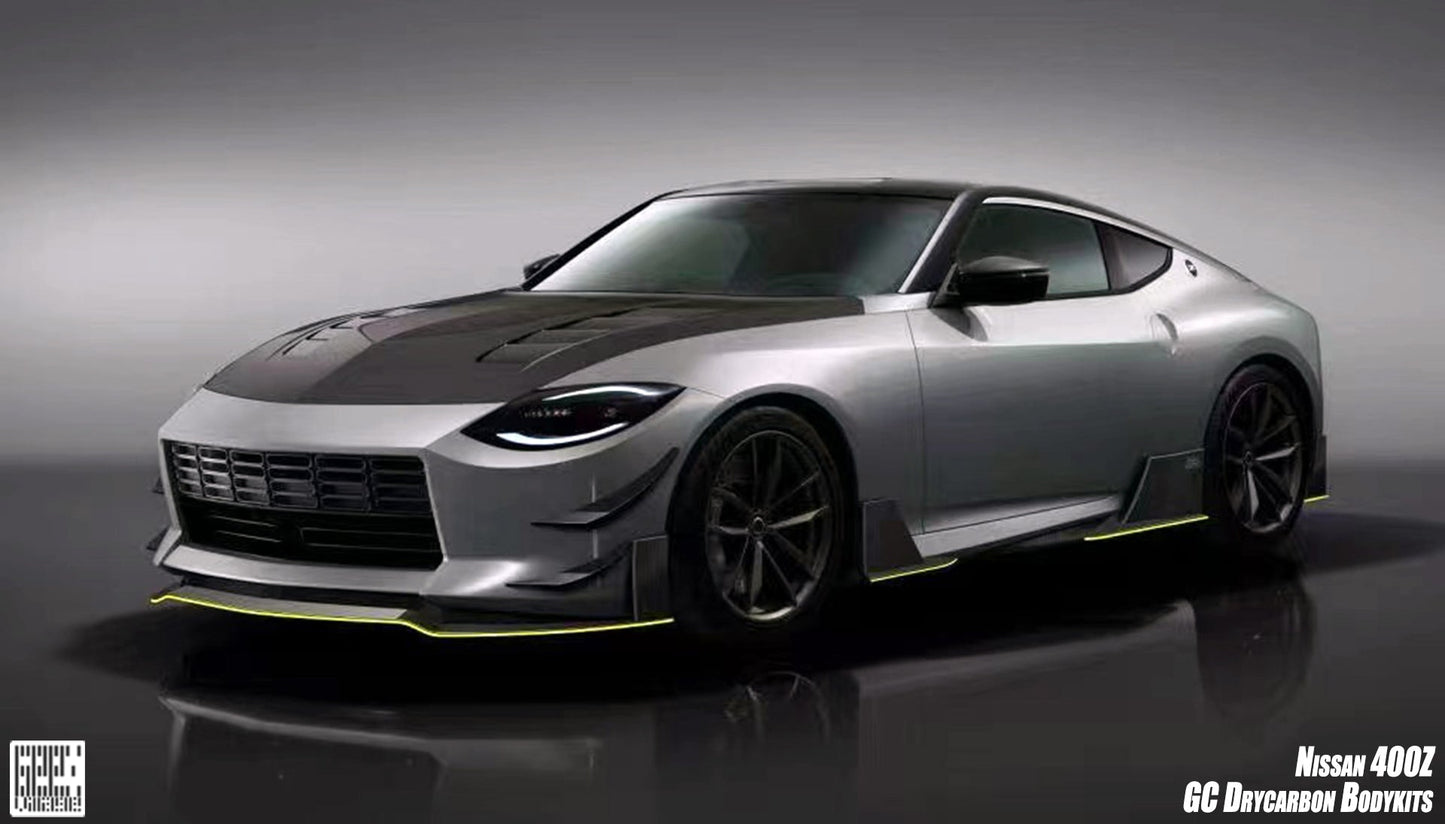 Geex Village GC Style Side Skirts for Nissan Z 400Z RZ34 2023-ON Dry Pre-preg Carbon Fiber