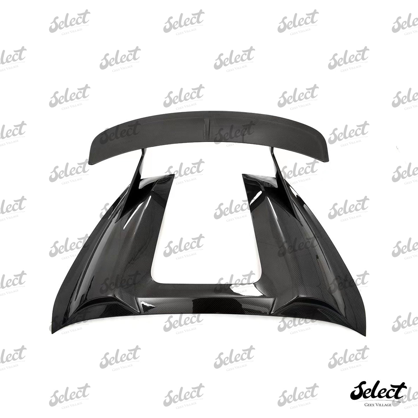 Geex Village Tonneau Cover and Wing for Porsche 718 Boxster Base S T GTS Convertible 2017-ON Carbon Fiber