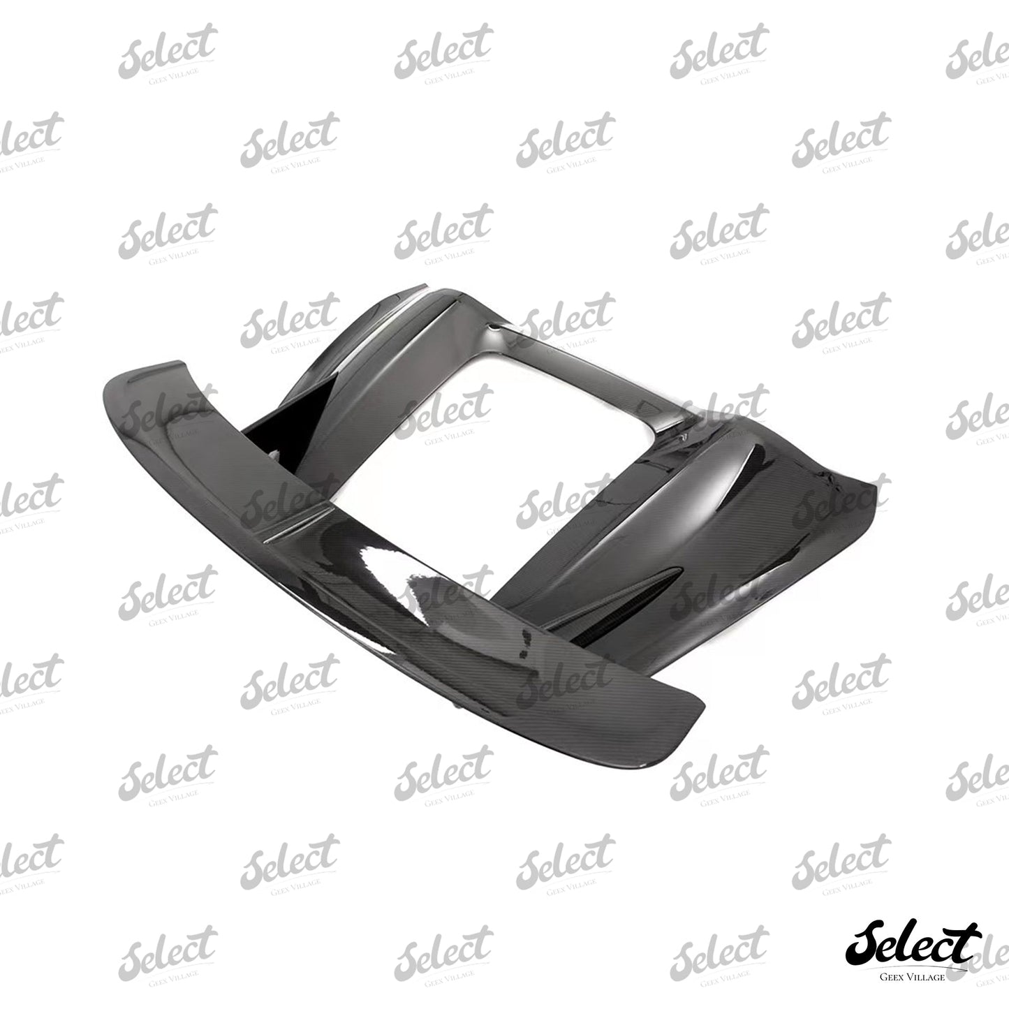 Geex Village Tonneau Cover and Wing for Porsche 718 Boxster Base S T GTS Convertible 2017-ON Carbon Fiber
