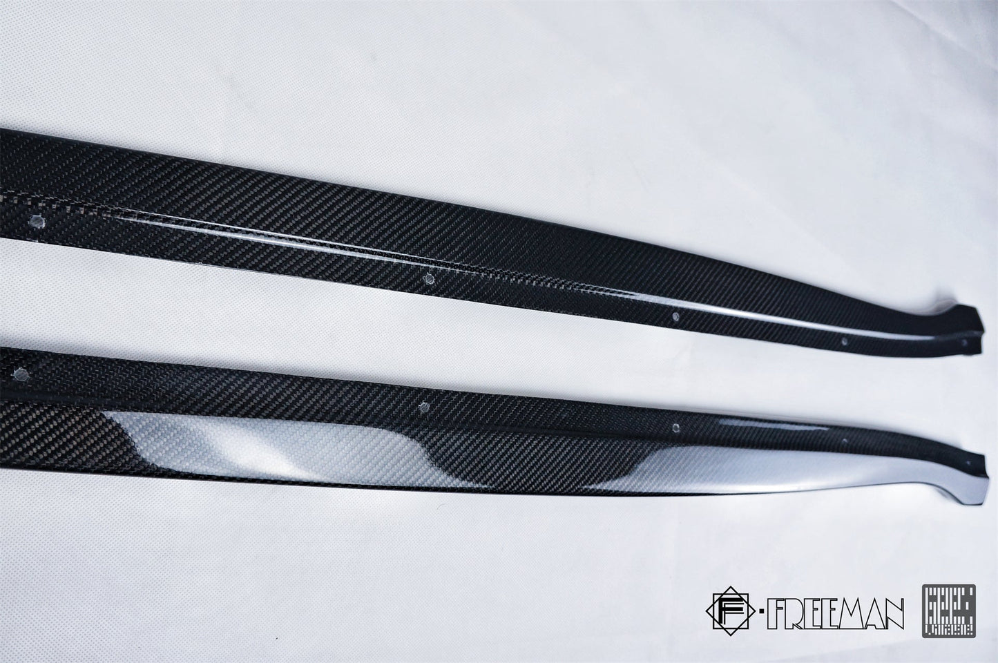 Geex Village Side Skirts for Porsche 718 Cayman Boxster Base S T GTS GT4 Spyder 2017-ON Carbon Fiber