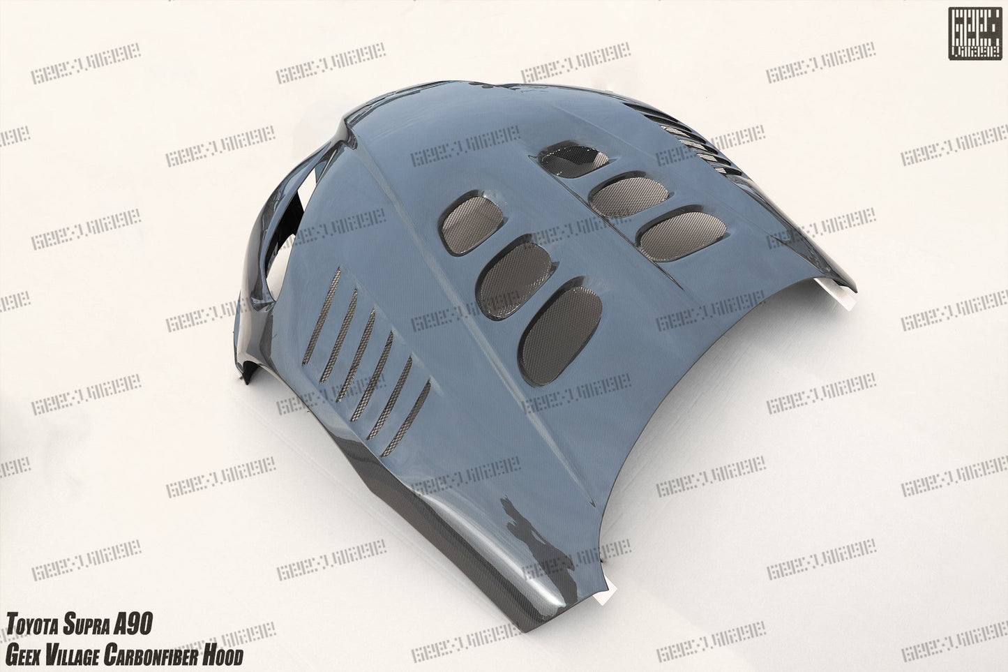 Geex Village Unicorn GT3 Clamshell Hood and Front Bumper for Toyota Supra MK5 A90 A91 3.0 2020-ON Carbon Fiber/FRP