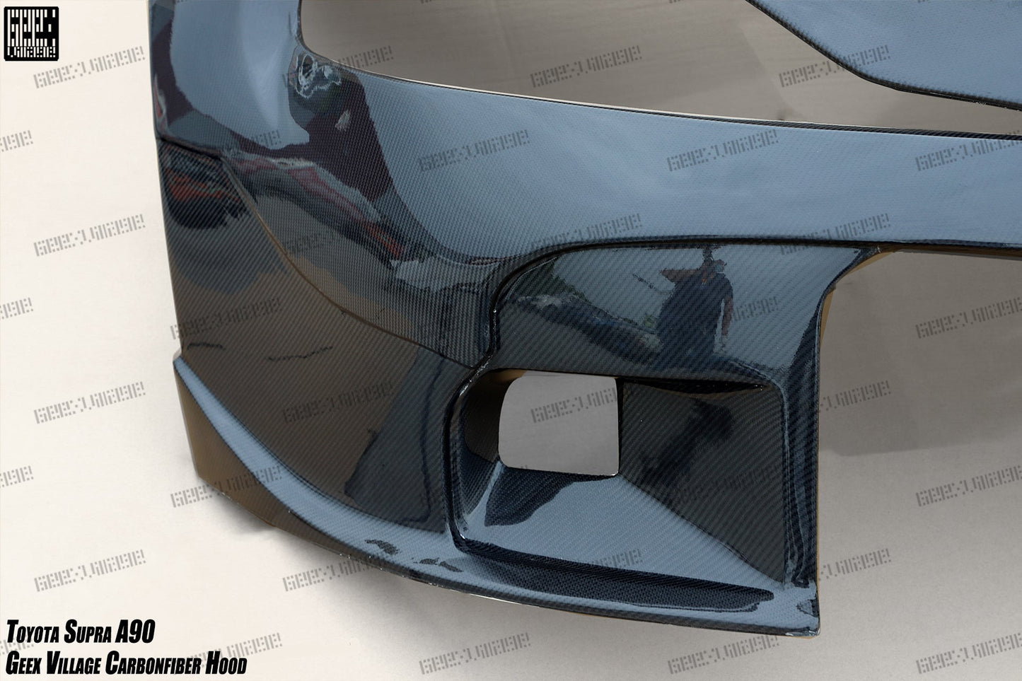 Geex Village Unicorn GT3 Clamshell Hood and Front Bumper for Toyota Supra MK5 A90 A91 3.0 2020-ON Carbon Fiber/FRP