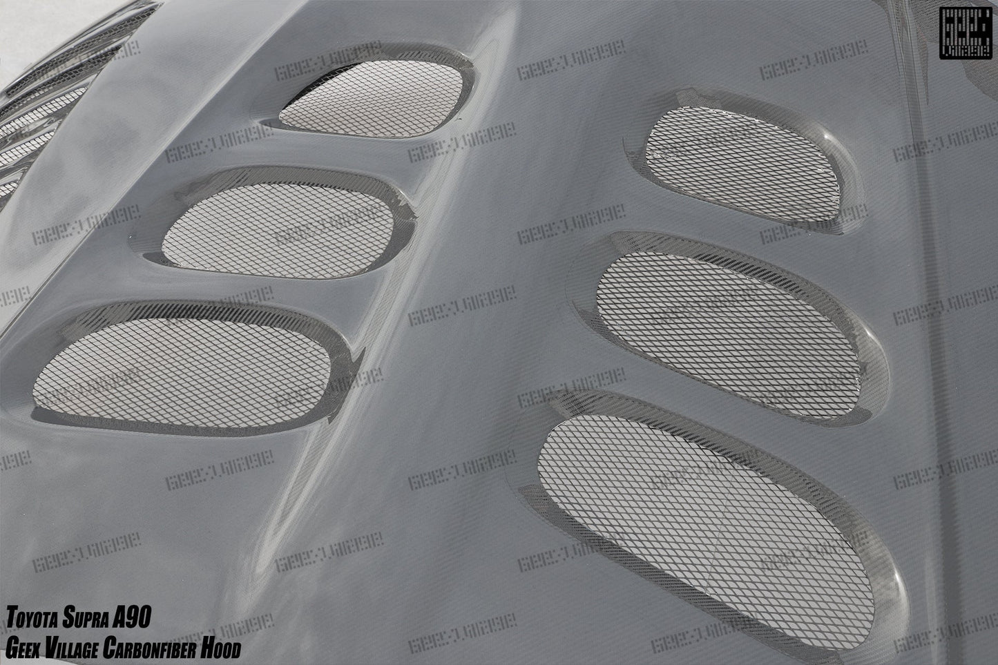 Geex Village Unicorn GT3 Clamshell Hood and Front Bumper for Toyota Supra MK5 A90 A91 3.0 2020-ON Carbon Fiber/FRP