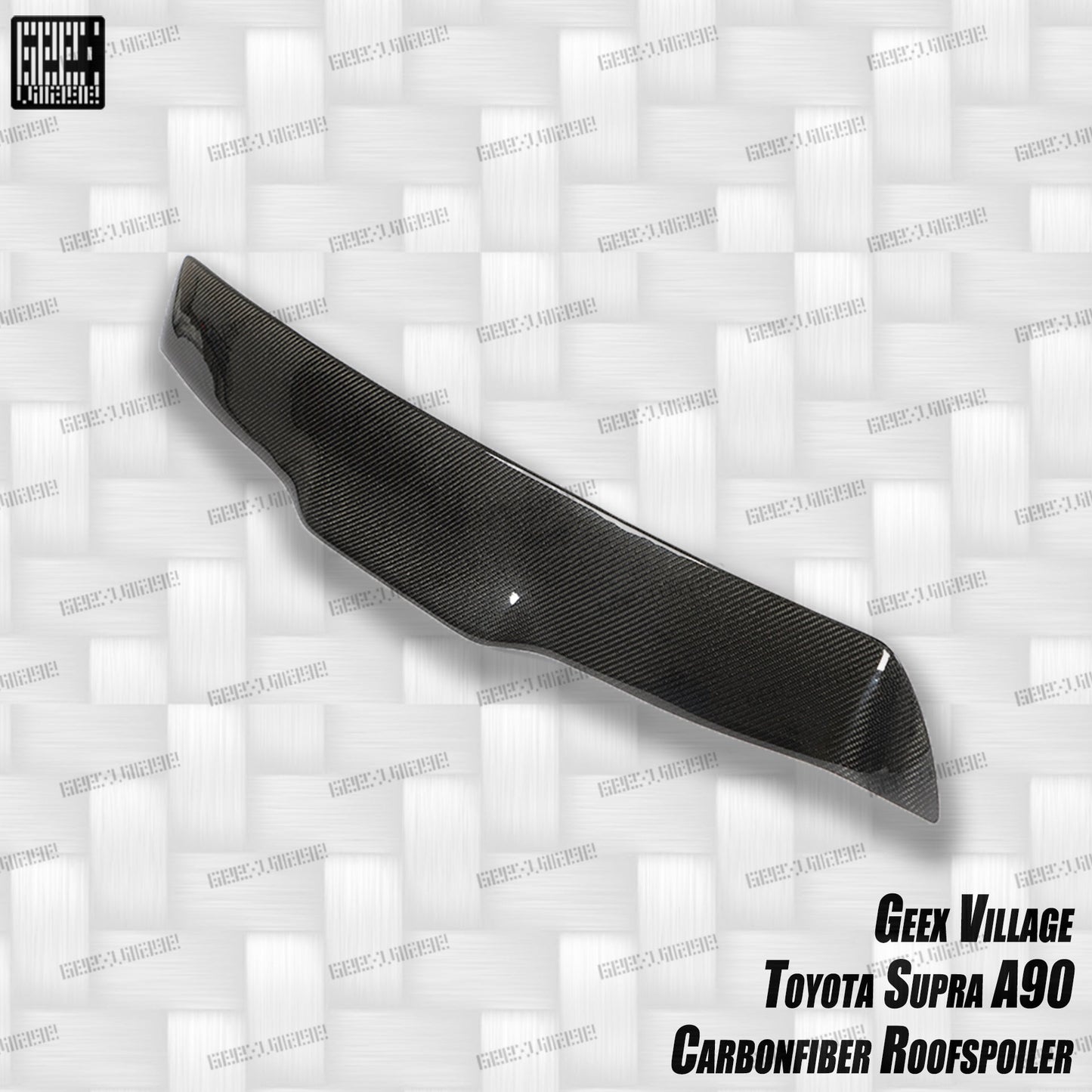 Geex Village Unicorn GT3 Rear Roof Spoiler for Toyota Supra MK5 A90 A91 3.0 2020-ON Coupe Carbon Fiber/FRP
