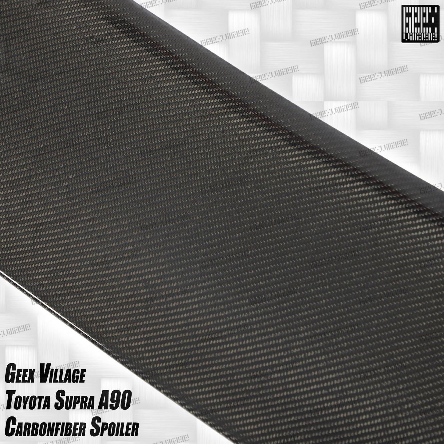Geex Village Unicorn GT3 Widebody Rear Wing for Toyota Supra MK5 A90 A91 3.0 2020-ON Coupe Carbon Fiber/FRP