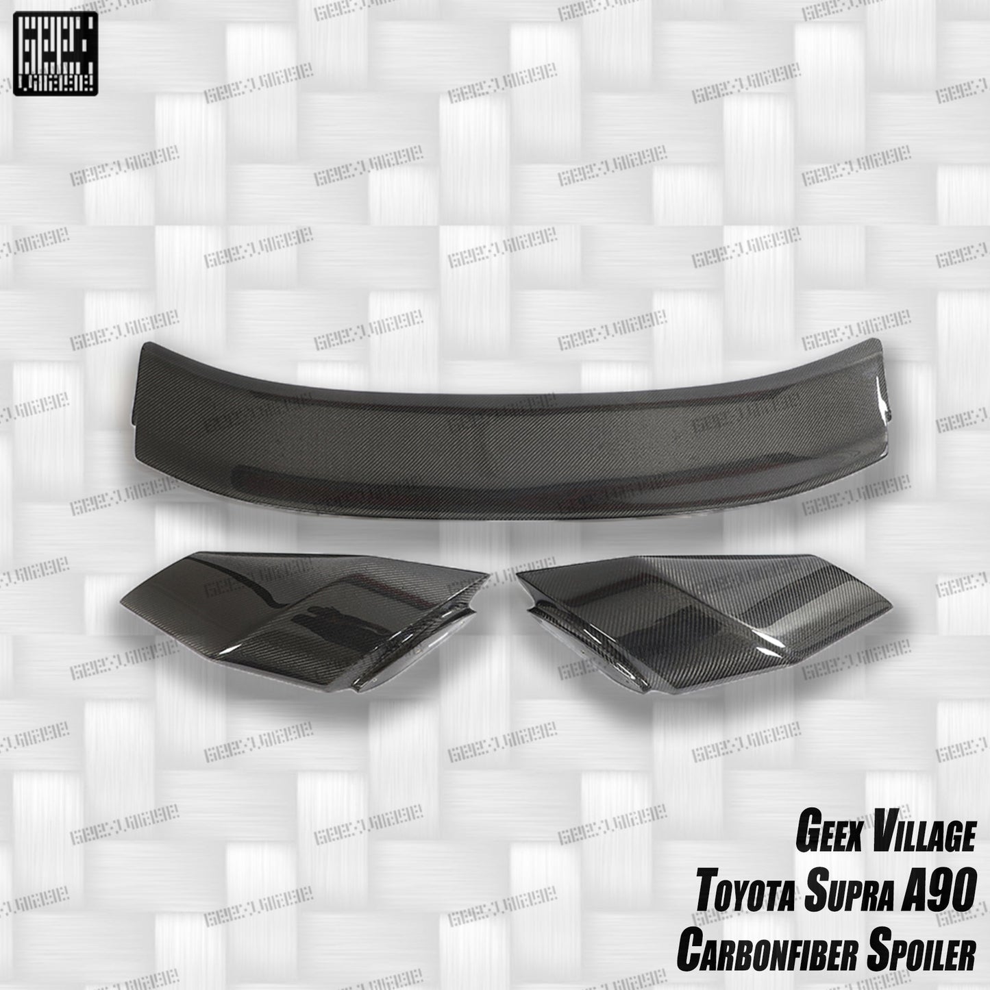 Geex Village Unicorn GT3 Widebody Rear Wing for Toyota Supra MK5 A90 A91 3.0 2020-ON Coupe Carbon Fiber/FRP