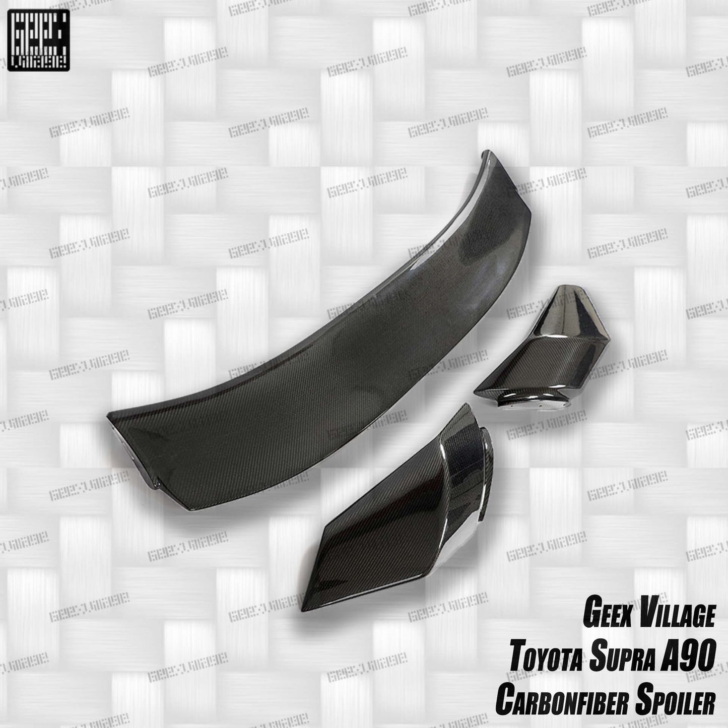 Geex Village Unicorn GT3 Widebody Rear Wing for Toyota Supra MK5 A90 A91 3.0 2020-ON Coupe Carbon Fiber/FRP