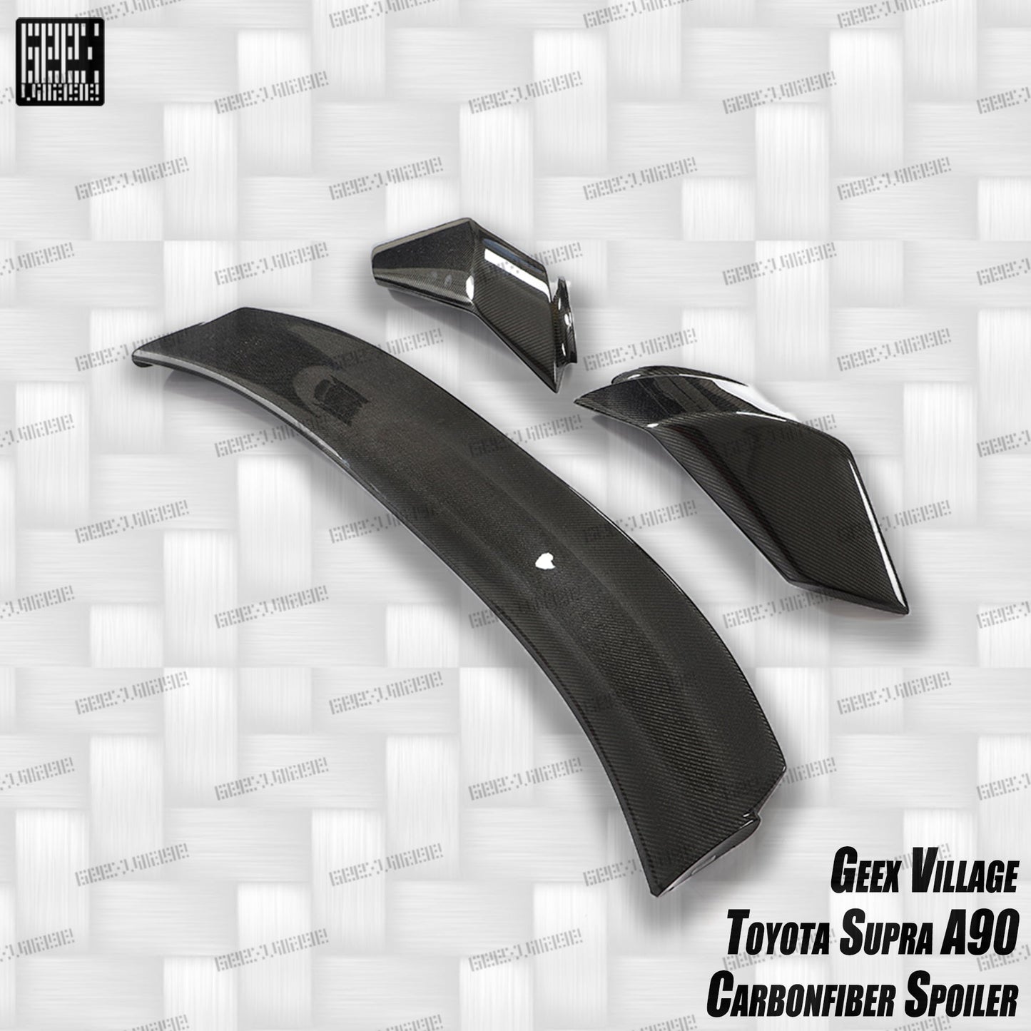 Geex Village Unicorn GT3 Widebody Rear Wing for Toyota Supra MK5 A90 A91 3.0 2020-ON Coupe Carbon Fiber/FRP