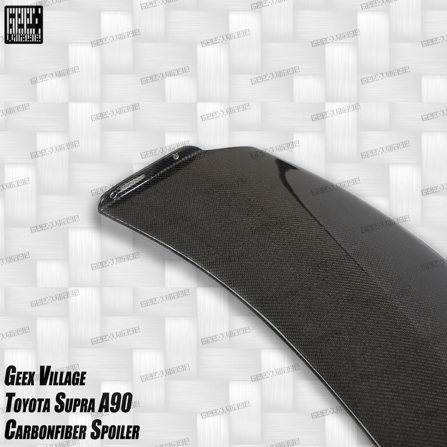 Geex Village Unicorn GT3 Widebody Rear Wing for Toyota Supra MK5 A90 A91 3.0 2020-ON Coupe Carbon Fiber/FRP