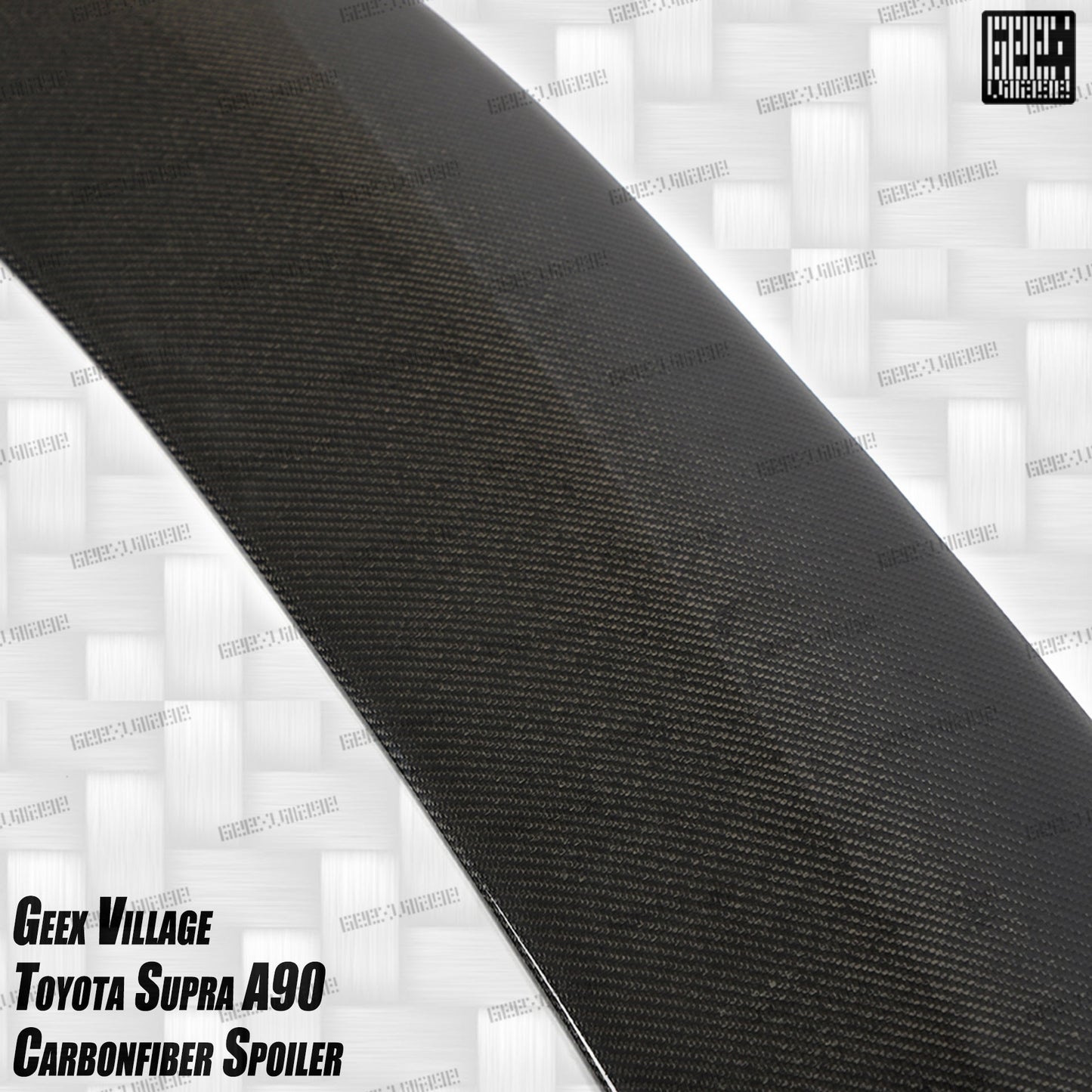 Geex Village Unicorn GT3 Widebody Rear Wing for Toyota Supra MK5 A90 A91 3.0 2020-ON Coupe Carbon Fiber/FRP