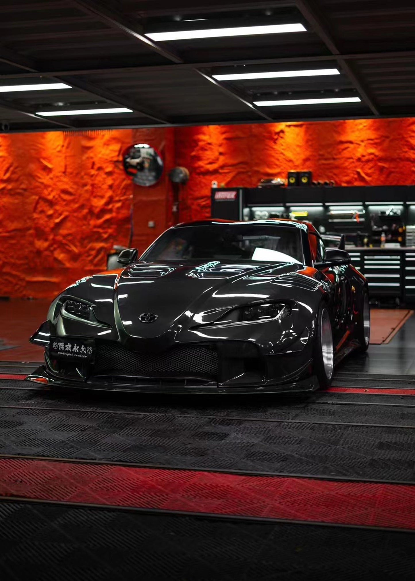 Geex Village Unicorn GT3 Clamshell Hood and Front Bumper for Toyota Supra MK5 A90 A91 3.0 2020-ON Carbon Fiber/FRP