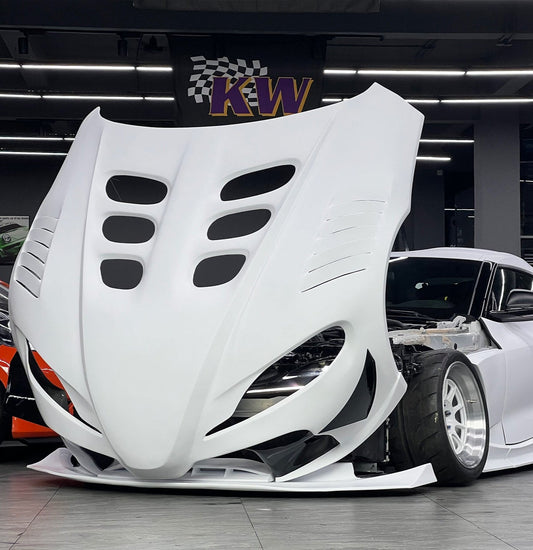 Geex Village Unicorn GT3 Clamshell Hood and Front Bumper for Toyota Supra MK5 A90 A91 3.0 2020-ON Carbon Fiber/FRP