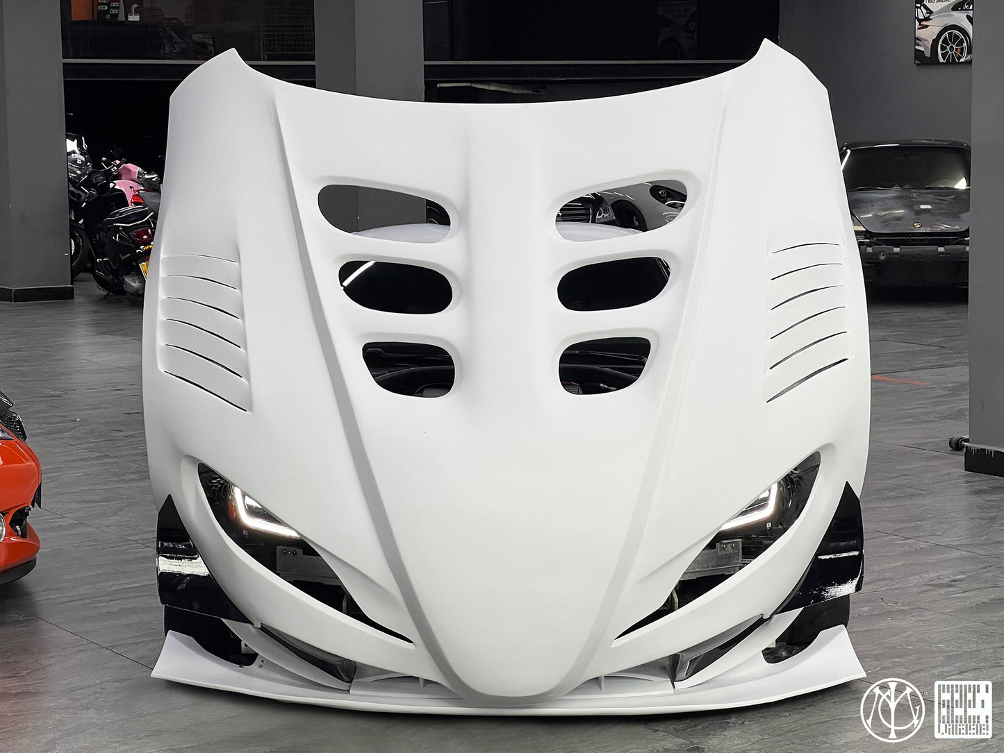 Geex Village Unicorn GT3 Clamshell Hood and Front Bumper for Toyota Supra MK5 A90 A91 3.0 2020-ON Carbon Fiber/FRP