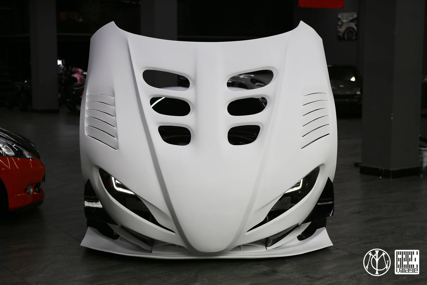 Geex Village Unicorn GT3 Clamshell Hood and Front Bumper for Toyota Supra MK5 A90 A91 3.0 2020-ON Carbon Fiber/FRP