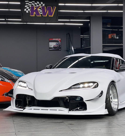 Geex Village Unicorn GT3 Widebody Front Lip for Toyota Supra MK5 A90 A91 3.0 2020-ON Carbon Fiber/FRP