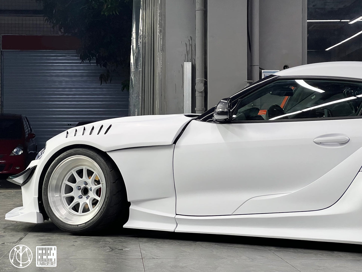 Geex Village Unicorn GT3 Widebody Fender Flares, Wheel Arches, and Side Skirts for Toyota Supra MK5 A90 A91 3.0 2020-ON Carbon Fiber/FRP