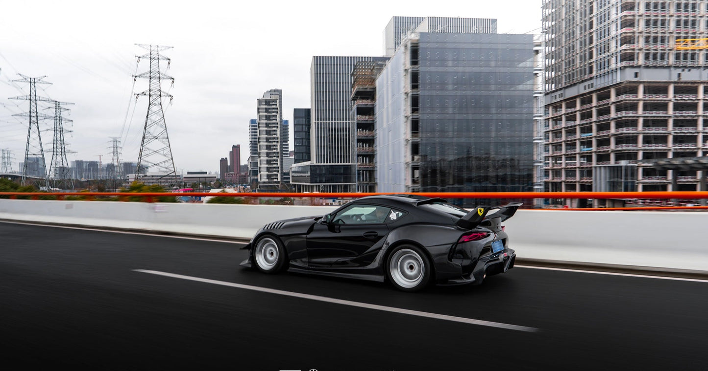 Geex Village Unicorn GT3 Widebody Fender Flares, Wheel Arches, and Side Skirts for Toyota Supra MK5 A90 A91 3.0 2020-ON Carbon Fiber/FRP