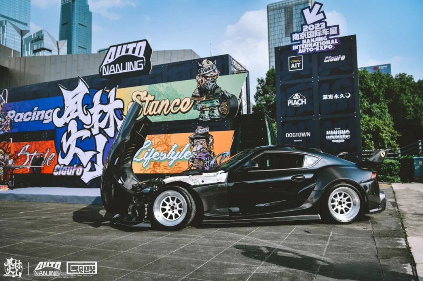 Geex Village Unicorn GT3 Widebody Fender Flares, Wheel Arches, and Side Skirts for Toyota Supra MK5 A90 A91 3.0 2020-ON Carbon Fiber/FRP