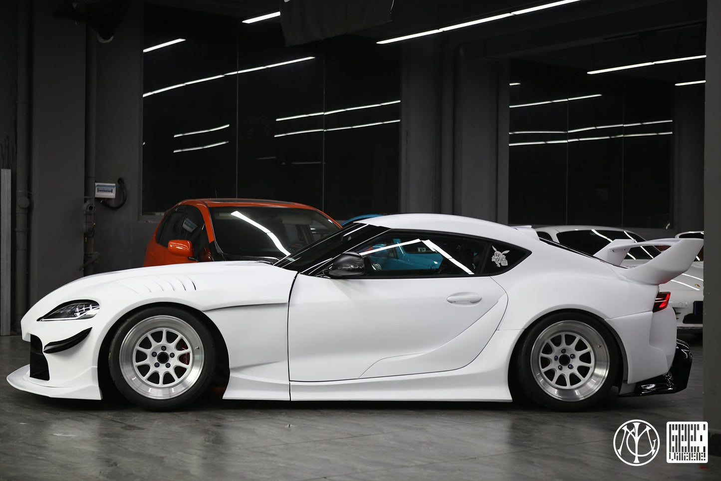 Geex Village Unicorn GT3 Widebody Fender Flares, Wheel Arches, and Side Skirts for Toyota Supra MK5 A90 A91 3.0 2020-ON Carbon Fiber/FRP