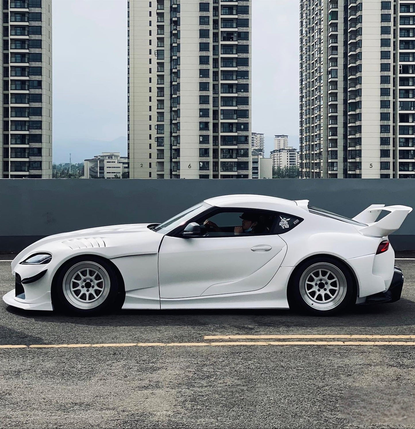 Geex Village Unicorn GT3 Widebody Fender Flares, Wheel Arches, and Side Skirts for Toyota Supra MK5 A90 A91 3.0 2020-ON Carbon Fiber/FRP