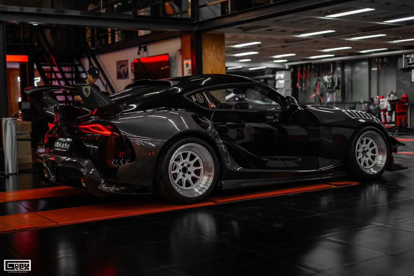 Geex Village Unicorn GT3 Widebody Fender Flares, Wheel Arches, and Side Skirts for Toyota Supra MK5 A90 A91 3.0 2020-ON Carbon Fiber/FRP
