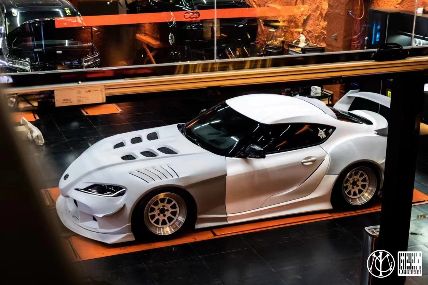 Geex Village Unicorn GT3 Widebody Fender Flares, Wheel Arches, and Side Skirts for Toyota Supra MK5 A90 A91 3.0 2020-ON Carbon Fiber/FRP