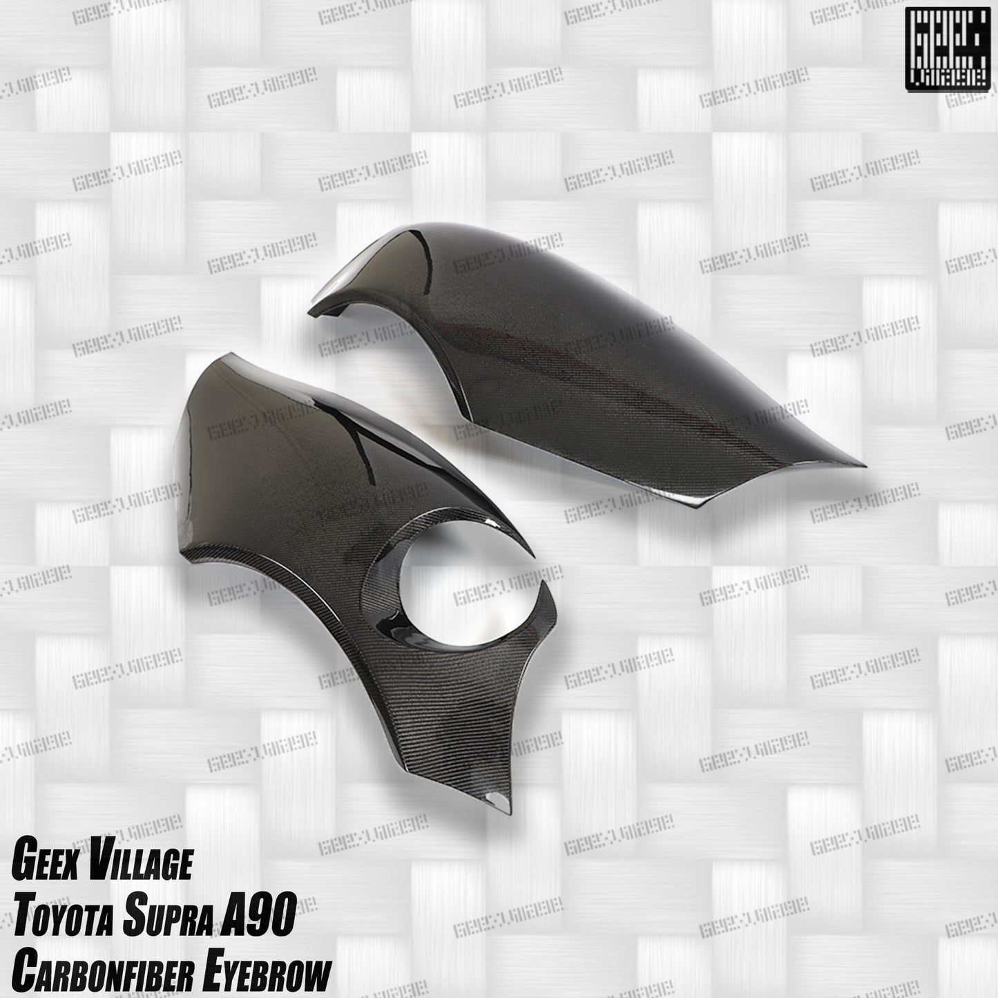 Geex Village Unicorn GT3 Widebody Fender Flares, Wheel Arches, and Side Skirts for Toyota Supra MK5 A90 A91 3.0 2020-ON Carbon Fiber/FRP