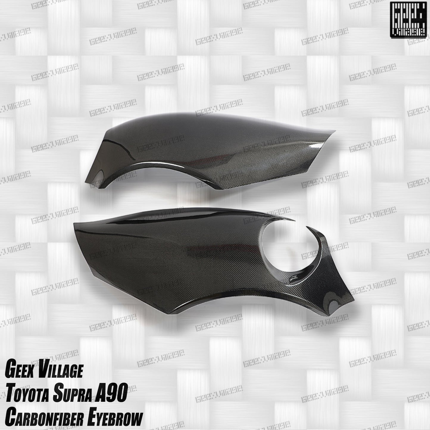 Geex Village Unicorn GT3 Widebody Fender Flares, Wheel Arches, and Side Skirts for Toyota Supra MK5 A90 A91 3.0 2020-ON Carbon Fiber/FRP