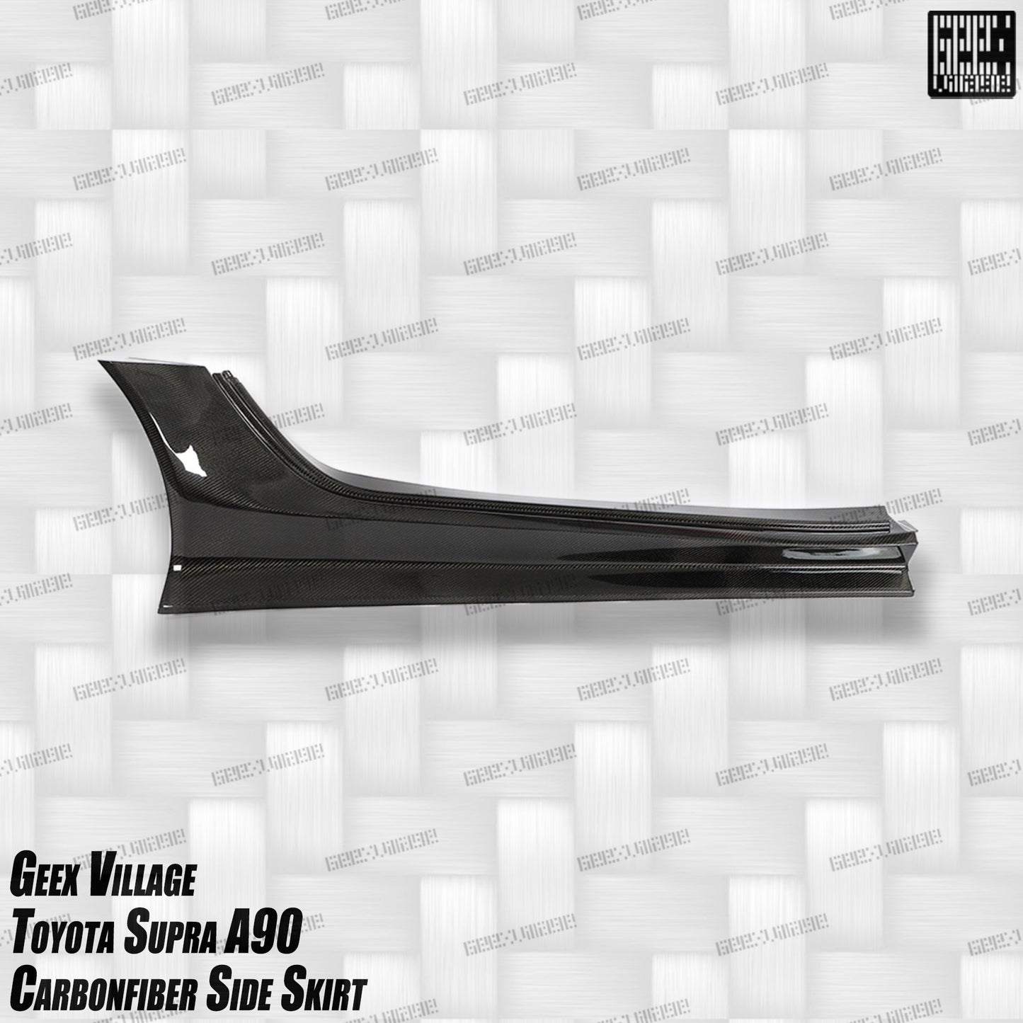 Geex Village Unicorn GT3 Widebody Fender Flares, Wheel Arches, and Side Skirts for Toyota Supra MK5 A90 A91 3.0 2020-ON Carbon Fiber/FRP