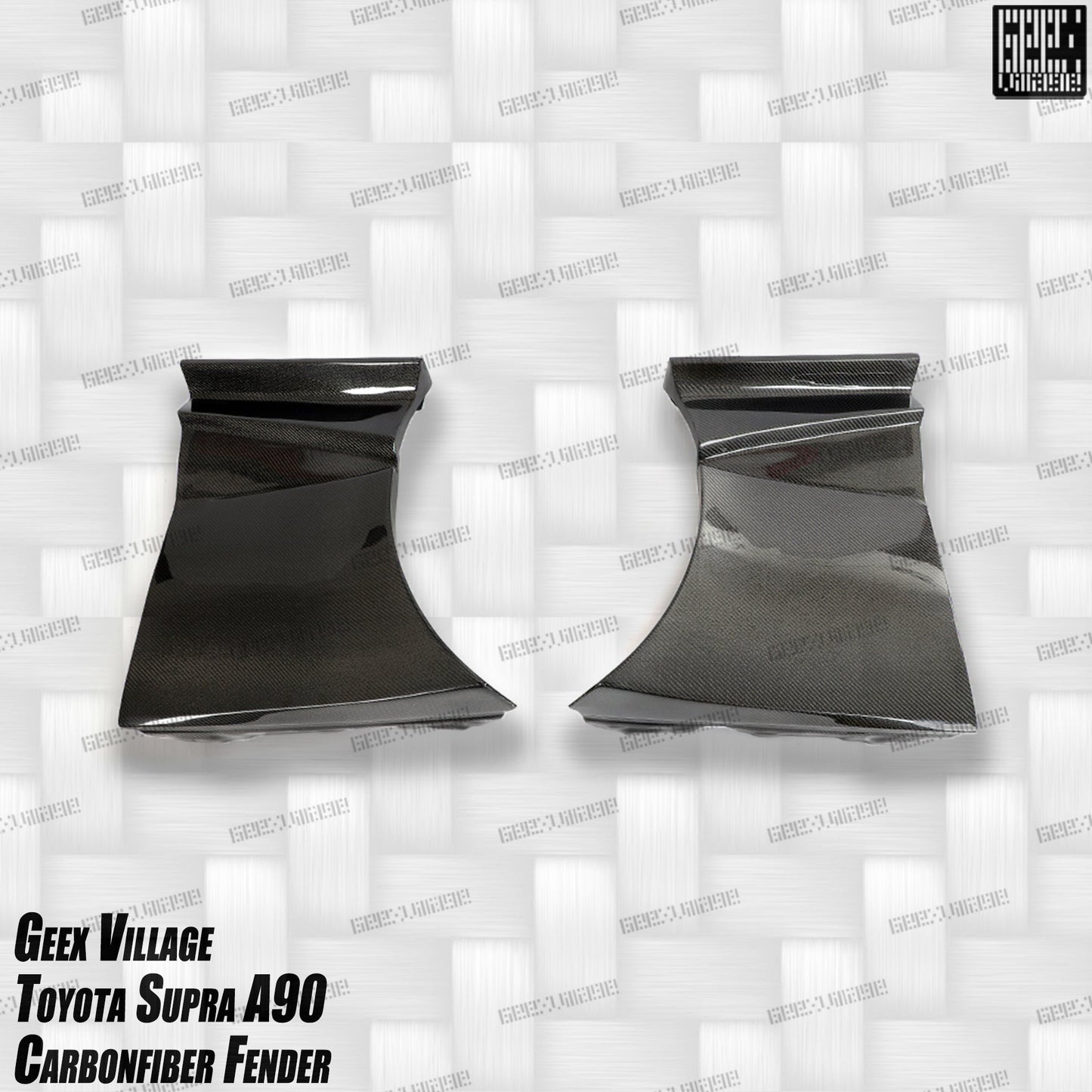 Geex Village Unicorn GT3 Widebody Fender Flares, Wheel Arches, and Side Skirts for Toyota Supra MK5 A90 A91 3.0 2020-ON Carbon Fiber/FRP