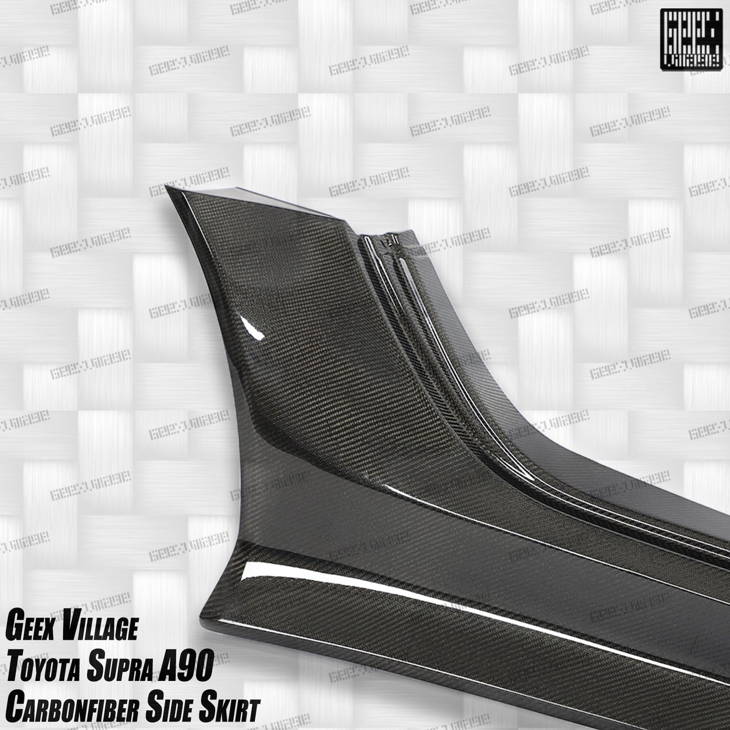 Geex Village Unicorn GT3 Widebody Fender Flares, Wheel Arches, and Side Skirts for Toyota Supra MK5 A90 A91 3.0 2020-ON Carbon Fiber/FRP