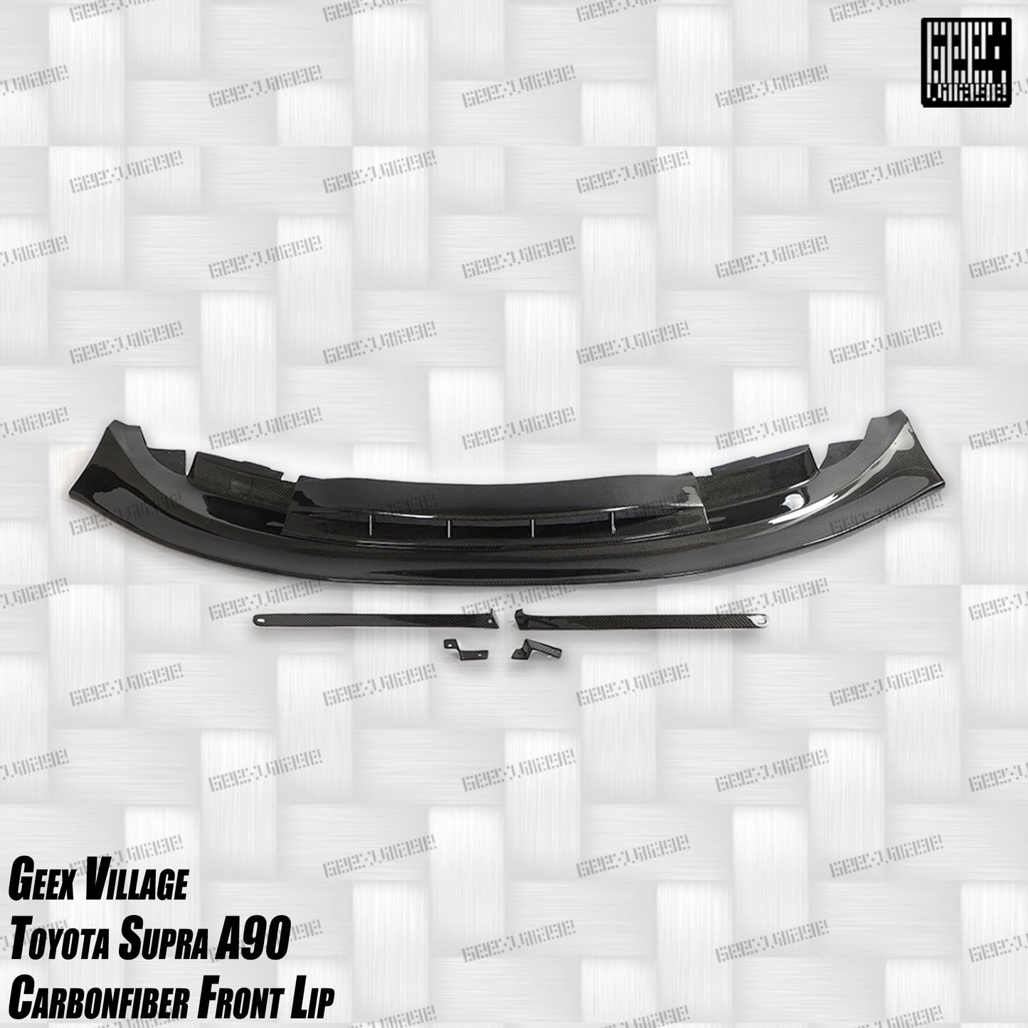 Geex Village Unicorn GT3 Widebody Front Lip for Toyota Supra MK5 A90 A91 3.0 2020-ON Carbon Fiber/FRP
