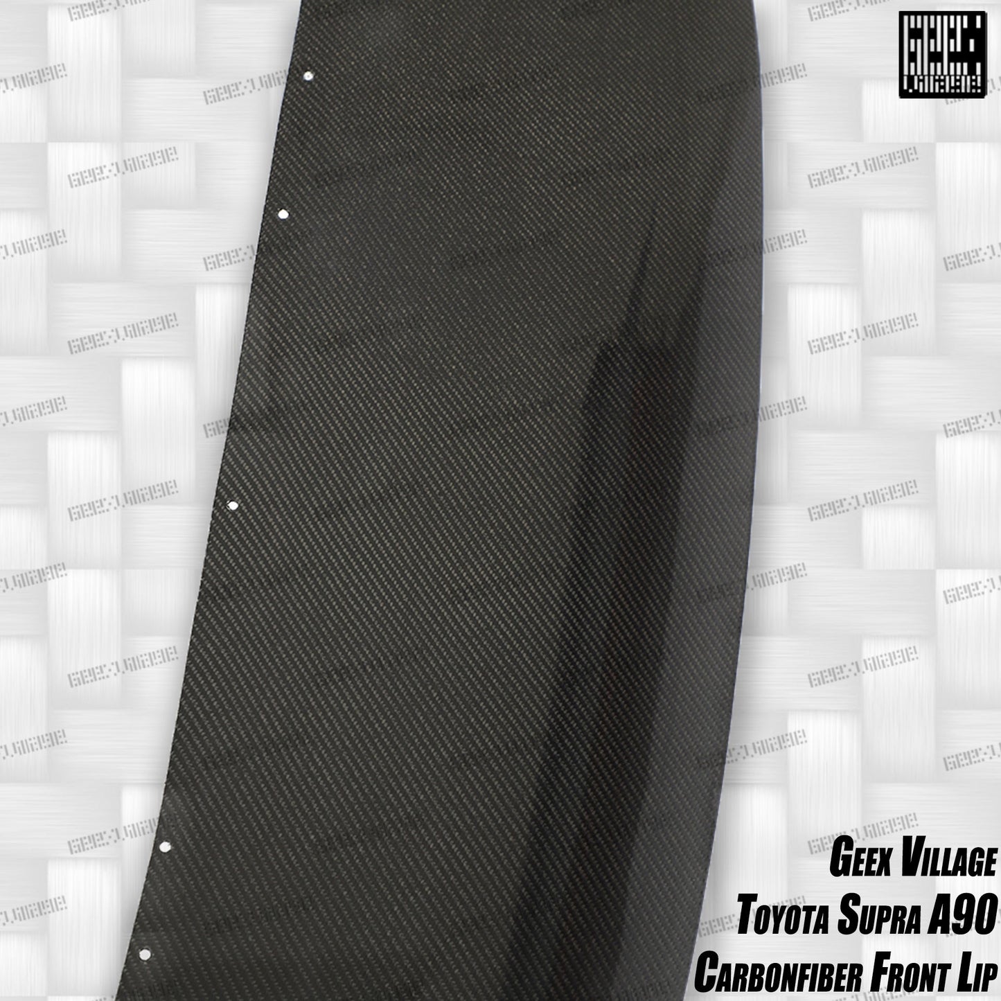 Geex Village Unicorn GT3 Widebody Front Lip for Toyota Supra MK5 A90 A91 3.0 2020-ON Carbon Fiber/FRP