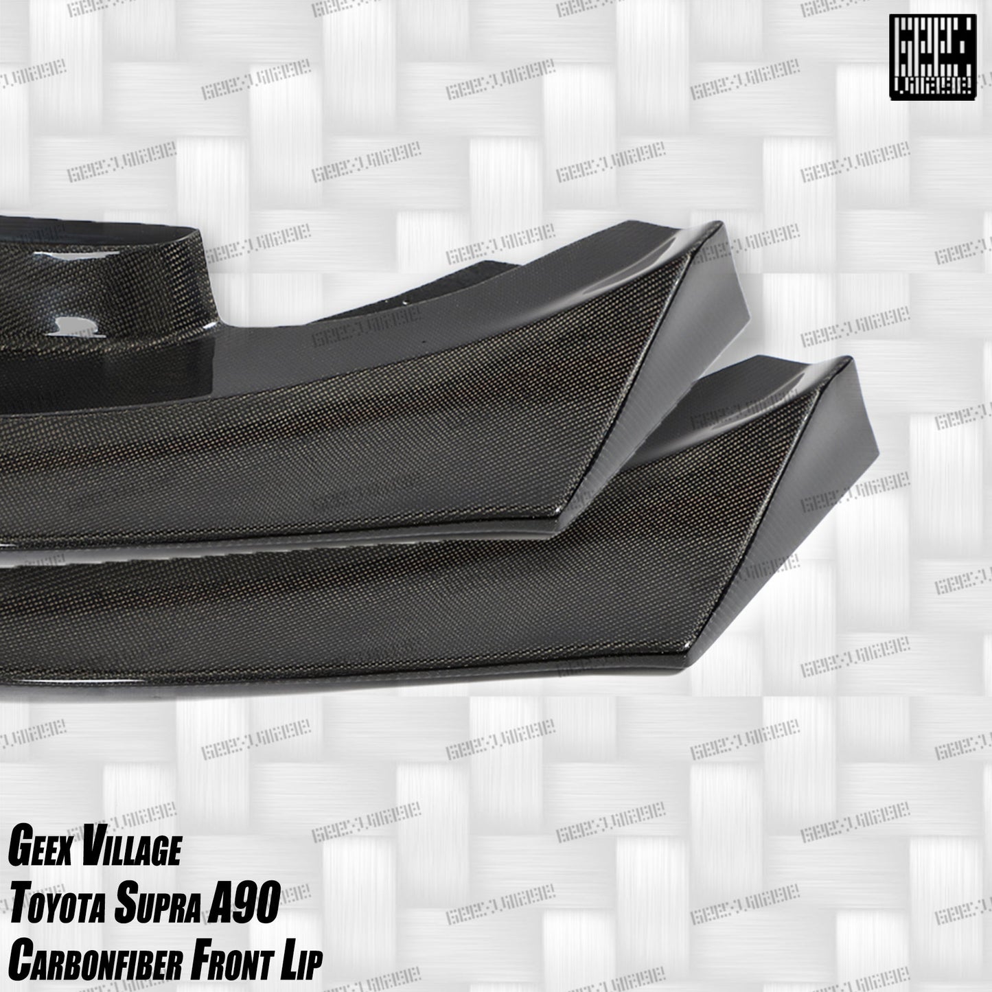 Geex Village Unicorn GT3 Widebody Front Lip for Toyota Supra MK5 A90 A91 3.0 2020-ON Carbon Fiber/FRP