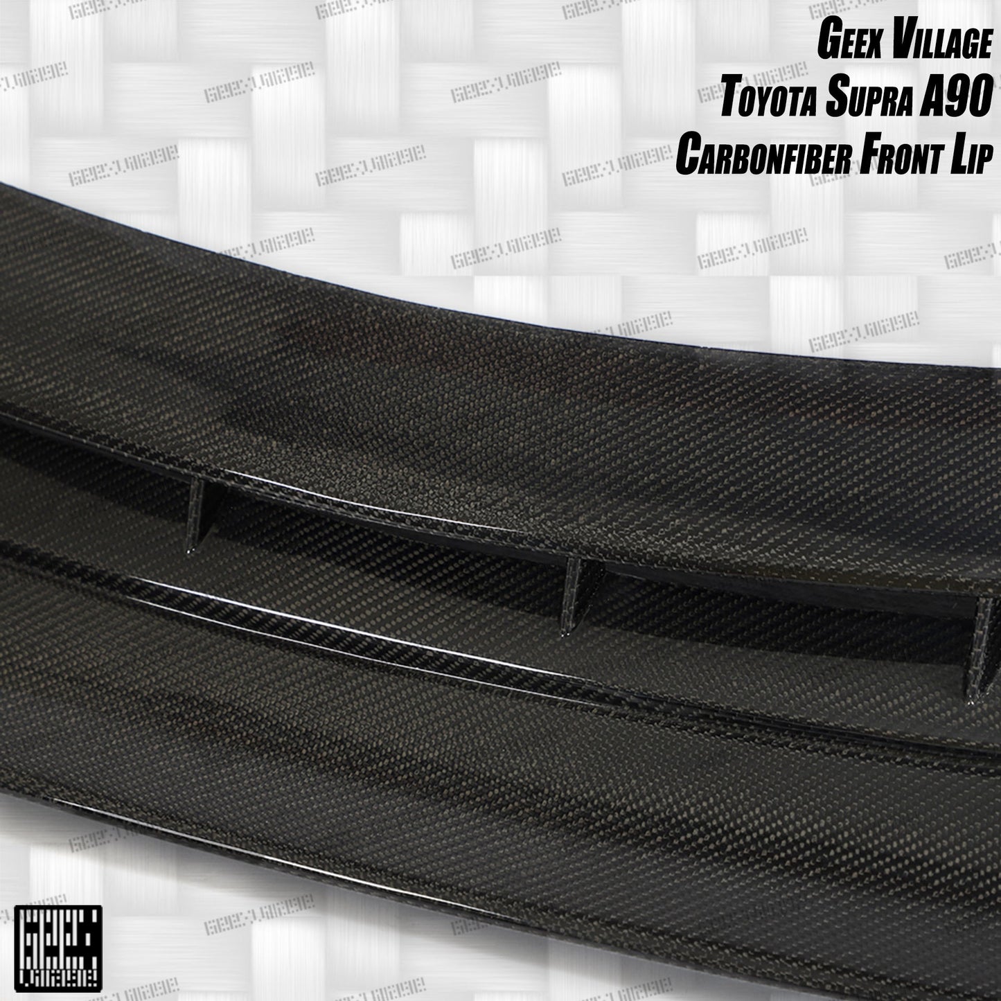 Geex Village Unicorn GT3 Widebody Front Lip for Toyota Supra MK5 A90 A91 3.0 2020-ON Carbon Fiber/FRP