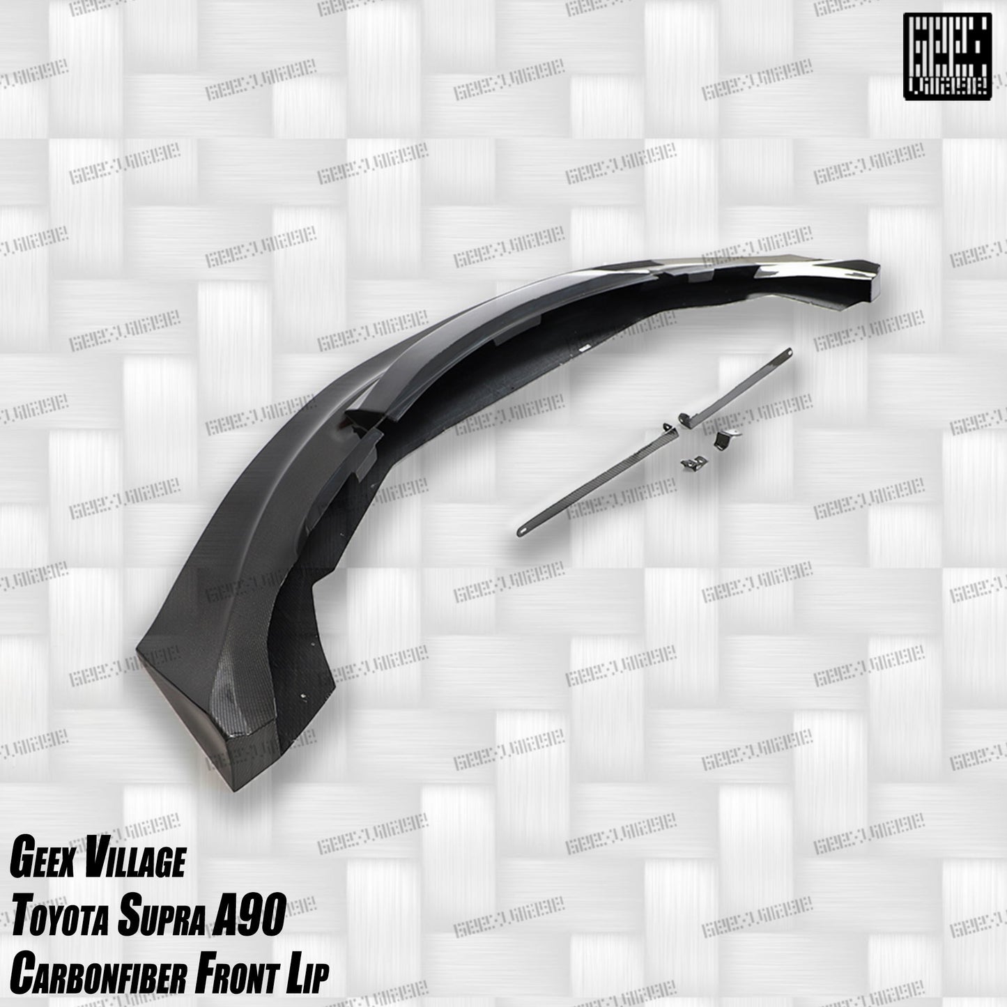 Geex Village Unicorn GT3 Widebody Front Lip for Toyota Supra MK5 A90 A91 3.0 2020-ON Carbon Fiber/FRP