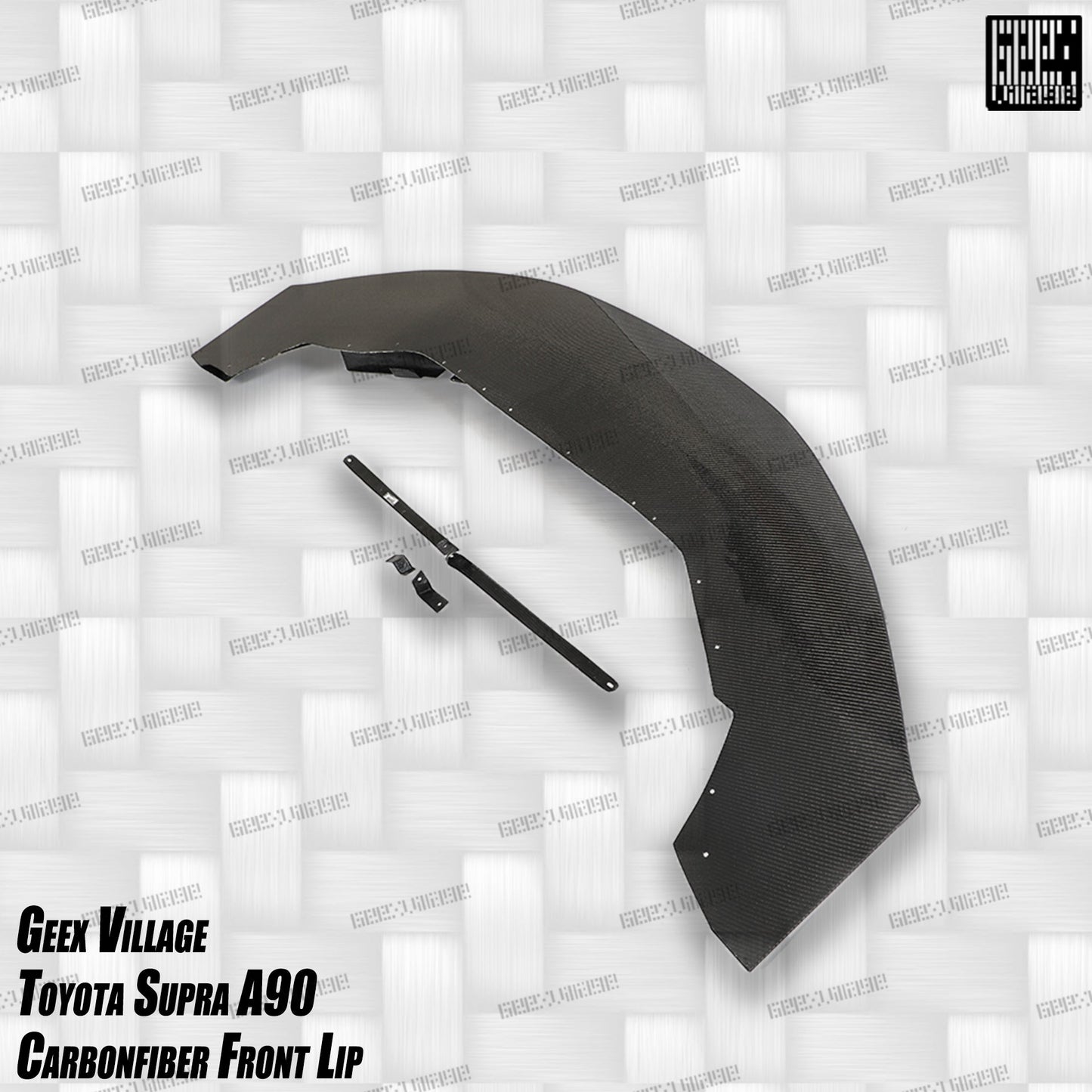 Geex Village Unicorn GT3 Widebody Front Lip for Toyota Supra MK5 A90 A91 3.0 2020-ON Carbon Fiber/FRP