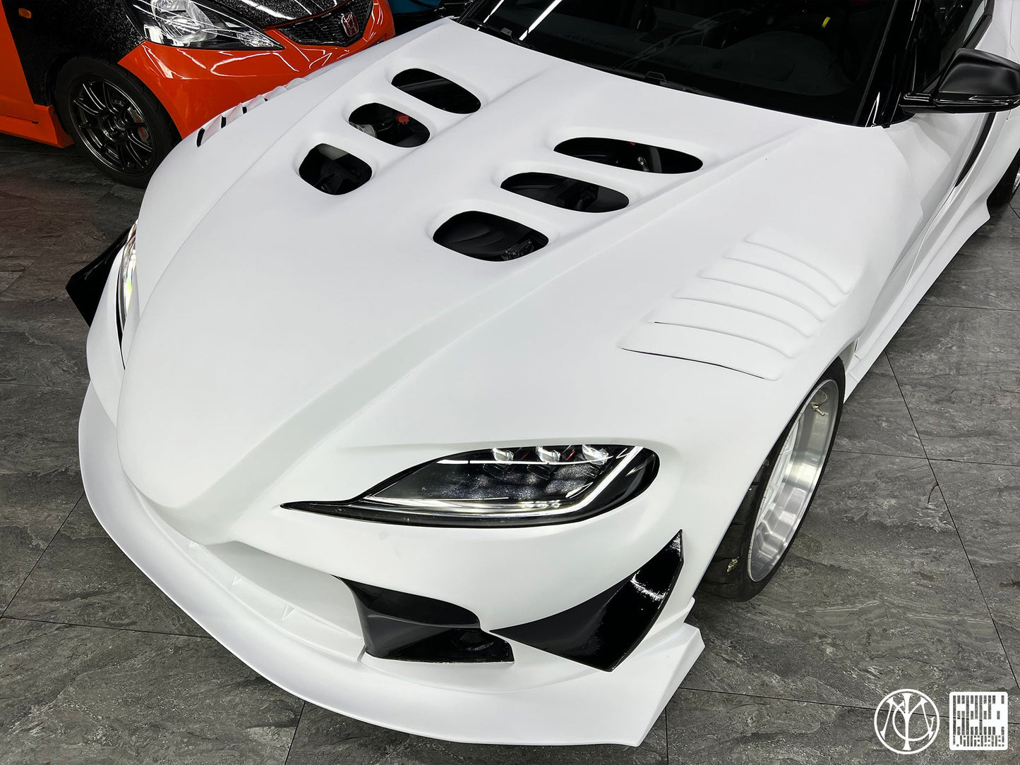 Geex Village Unicorn GT3 Widebody Canards for Toyota Supra MK5 A90 A91 3.0 2020-ON Carbon Fiber/FRP