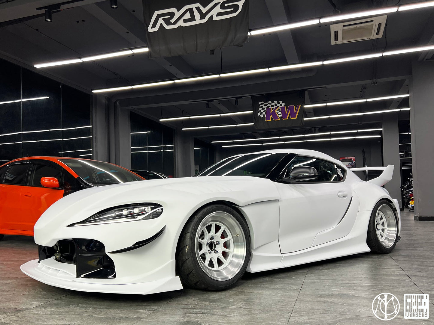 Geex Village Unicorn GT3 Widebody Canards for Toyota Supra MK5 A90 A91 3.0 2020-ON Carbon Fiber/FRP