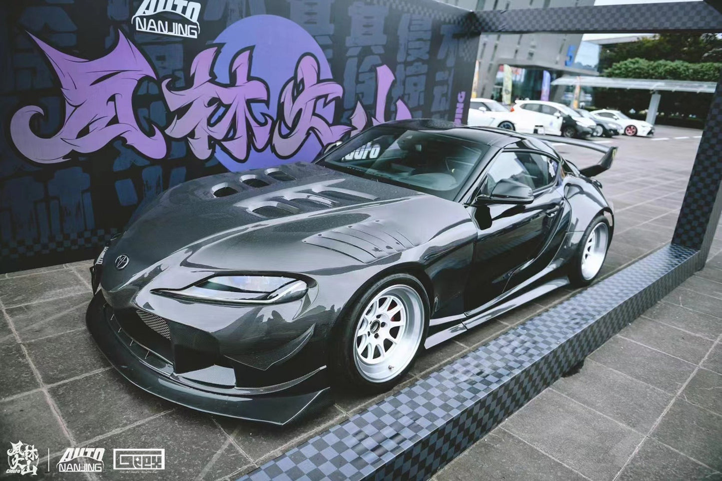 Geex Village Unicorn GT3 Widebody Canards for Toyota Supra MK5 A90 A91 3.0 2020-ON Carbon Fiber/FRP