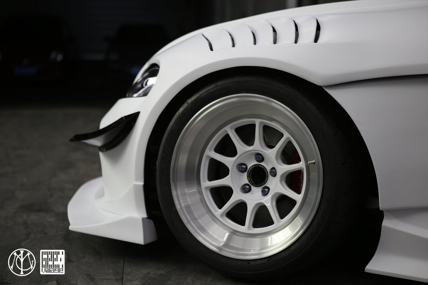 Geex Village Unicorn GT3 Widebody Canards for Toyota Supra MK5 A90 A91 3.0 2020-ON Carbon Fiber/FRP