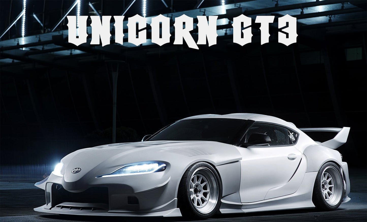 Geex Village Unicorn GT3 Widebody Canards for Toyota Supra MK5 A90 A91 3.0 2020-ON Carbon Fiber/FRP