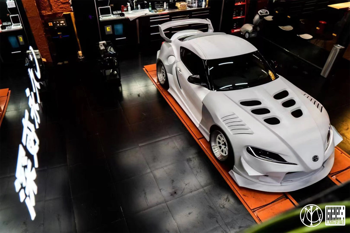 Geex Village Unicorn GT3 Widebody Front Lip for Toyota Supra MK5 A90 A91 3.0 2020-ON Carbon Fiber/FRP