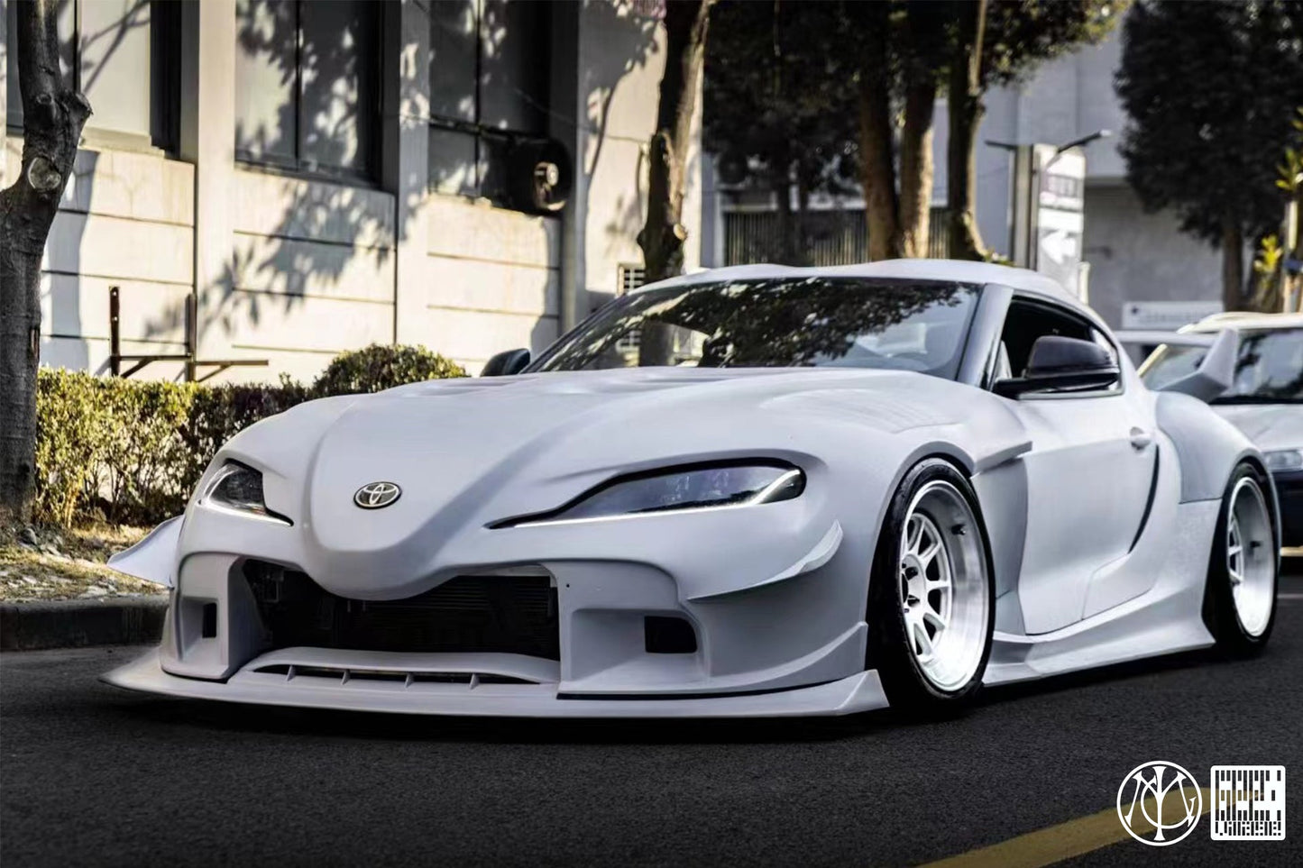 Geex Village Unicorn GT3 Widebody Canards for Toyota Supra MK5 A90 A91 3.0 2020-ON Carbon Fiber/FRP