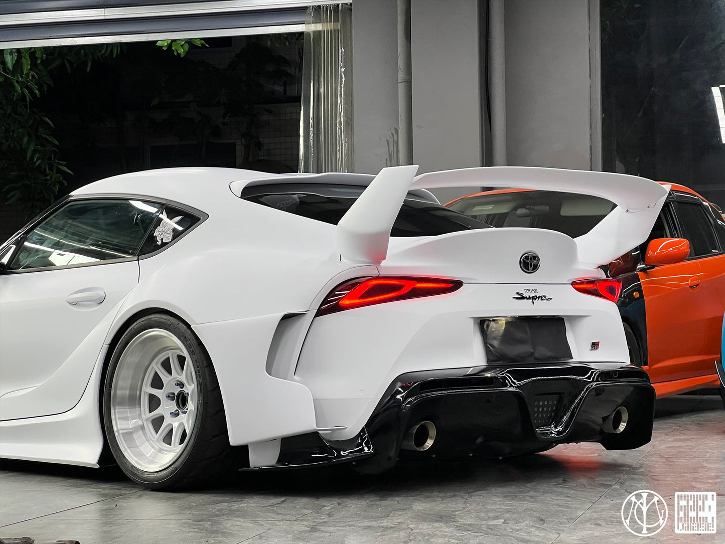 Geex Village Unicorn GT3 Widebody Rear Wing for Toyota Supra MK5 A90 A91 3.0 2020-ON Coupe Carbon Fiber/FRP